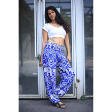 Load image into Gallery viewer, Buddha Elephant 9 men/women harem pants in Bright Blue PP0004 020009 07