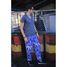 Load image into Gallery viewer, Buddha Elephant 9 men/women harem pants in Bright Blue PP0004 020009 07