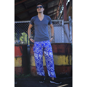 Buddha Elephant 9 men/women harem pants in Bright Blue PP0004 020009 07