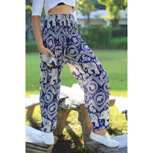 Load image into Gallery viewer, Buddha Elephant 9 men/women harem pants in Navy PP0004 020009 05