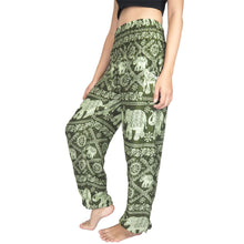 Load image into Gallery viewer, Elephant classic 29 women harem pants in Green PP0004 020029 04