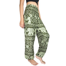 Load image into Gallery viewer, Elephant classic 29 women harem pants in Green PP0004 020029 04