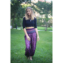 Load image into Gallery viewer, Peacock Heaven 58 women harem pants in Purple PP0004 020058 04