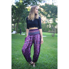 Load image into Gallery viewer, Peacock Heaven 58 women harem pants in Purple PP0004 020058 04