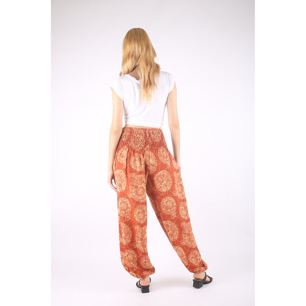 Floral Classic 98 women harem pants in Orange PP0004 020098 04