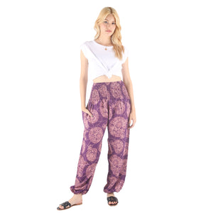 Floral Classic 98 women harem pants in Purple PP0004 020098 10