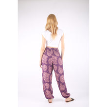 Load image into Gallery viewer, Floral Classic 98 women harem pants in Purple PP0004 020098 10