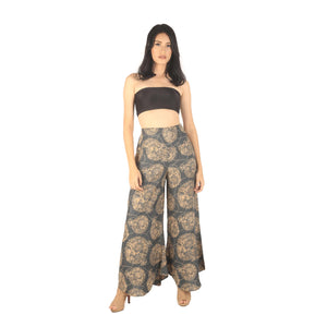 Floral Classic Women's Palazzo Pants in Gray PP0037 020098 06