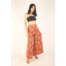 Load image into Gallery viewer, Floral Classic Women&#39;s Palazzo Pants in Orange PP0037 020098 04