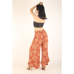 Floral Classic Women's Palazzo Pants in Orange PP0037 020098 04