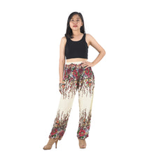 Load image into Gallery viewer, Floral Royal 10 women harem pants in Cream PP0004 020010 09