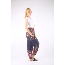 Load image into Gallery viewer, Floral Royal 10 women harem pants in Navy PP0004 020010 08