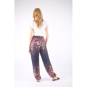 Floral Royal 10 women harem pants in Navy PP0004 020010 08