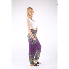 Load image into Gallery viewer, Floral Royal 10 women harem pants in Purple PP0004 020010 12