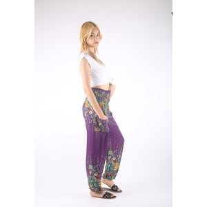 Floral Royal 10 women harem pants in Purple PP0004 020010 12