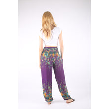 Load image into Gallery viewer, Floral Royal 10 women harem pants in Purple PP0004 020010 12