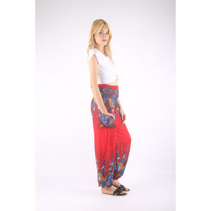 Floral Royal 10 women harem pants in Red PP0004 020010 10