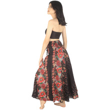 Load image into Gallery viewer, Floral Royal Women&#39;s Bohemian Skirt in Black SK0033 020010 01
