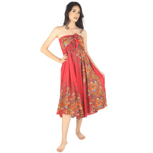 Floral Royal Women's Bohemian Skirt in Pink SK0033 020010 04