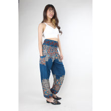 Load image into Gallery viewer, Flower Mandala Women&#39;s Harem Pants in Ocean Blue PP0004 020241 02