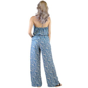 Flower Women's Jumpsuit in Blue JP0041 020150 01