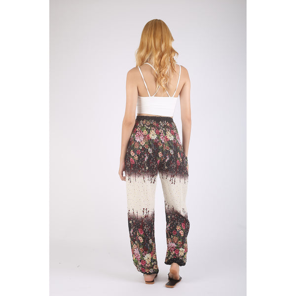 Flowers 100 women harem pants in Cream PP0004 020100 01