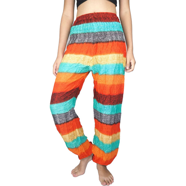 Funny Stripes 63 women harem pants in Orange PP0004 020063 05