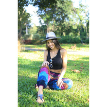 Load image into Gallery viewer, Funny Stripe 21 women harem pants in Ocean Blue PP0004 020021 02