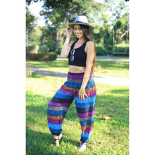 Load image into Gallery viewer, Funny Stripe 21 women harem pants in Ocean Blue PP0004 020021 02