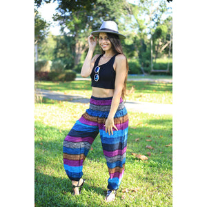 Funny Stripe 21 women harem pants in Ocean Blue PP0004 020021 02