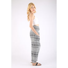 Load image into Gallery viewer, Hilltribe strip men/women&#39;s harem pants in White PP0004 020049 06