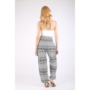 Hilltribe strip men/women's harem pants in White PP0004 020049 06