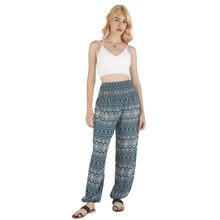 Load image into Gallery viewer, Hilltribe strip women&#39;s harem pants in Green PP0004 020049 01