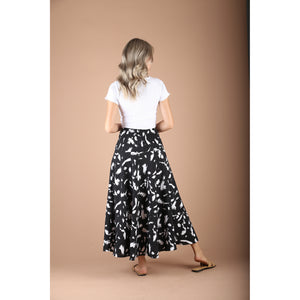 Cactus Women's Bohemian Skirt in Black SK0033 130003 01