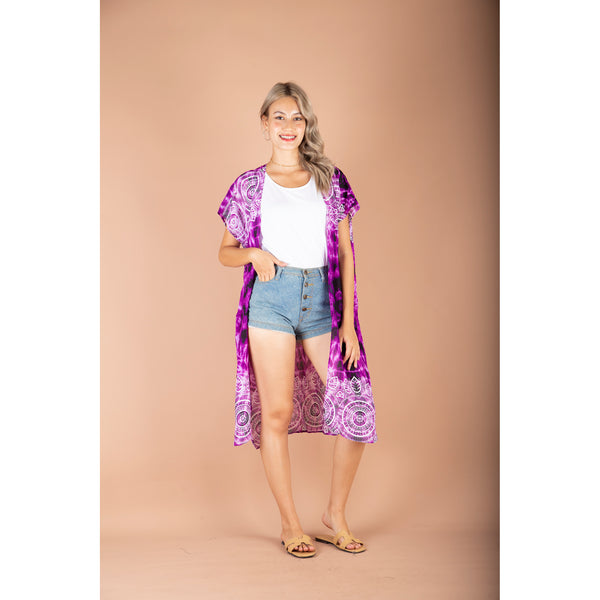 Mandala  Women's Kimono in Purple JK0030 020315 02