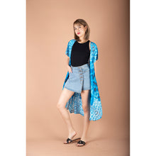 Load image into Gallery viewer, Mandala  Women&#39;s Kimono in Bright Navy JK0030 020315 03
