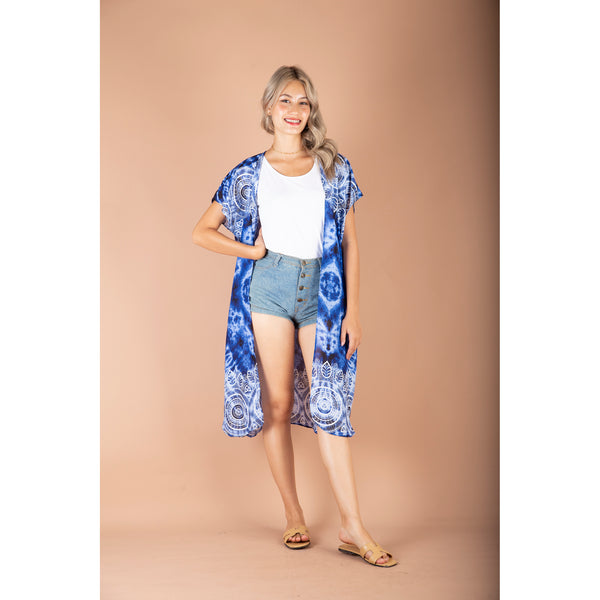 Mandala  Women's Kimono in Navy Blue JK0030 020315 01