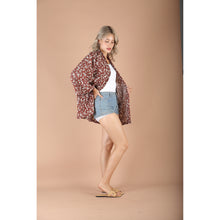 Load image into Gallery viewer, Daisy  Women&#39;s Kimono Japanese Style  in Brown JK0094 130002 01