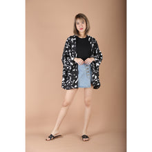 Load image into Gallery viewer, Cactus Women&#39;s Kimono Japanese Style in Black JK0094 130003 01