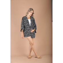 Load image into Gallery viewer, Daisy Women&#39;s Kimono Japanese Style in Black JK0094 130001 01