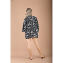 Load image into Gallery viewer, Daisy Women&#39;s Kimono Japanese Style in Black JK0094 130001 01