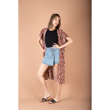Load image into Gallery viewer, Daisy  Women&#39;s Kimono in Brown JK0030 130002 01