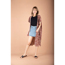 Load image into Gallery viewer, Daisy  Women&#39;s Kimono in Brown JK0030 130002 01