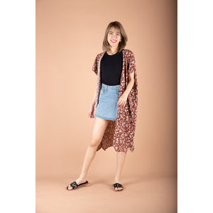 Daisy  Women's Kimono in Brown JK0030 130002 01
