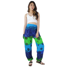 Load image into Gallery viewer, Carnival Mandala Women&#39;s Harem Pants in Green PP0004 020237 04