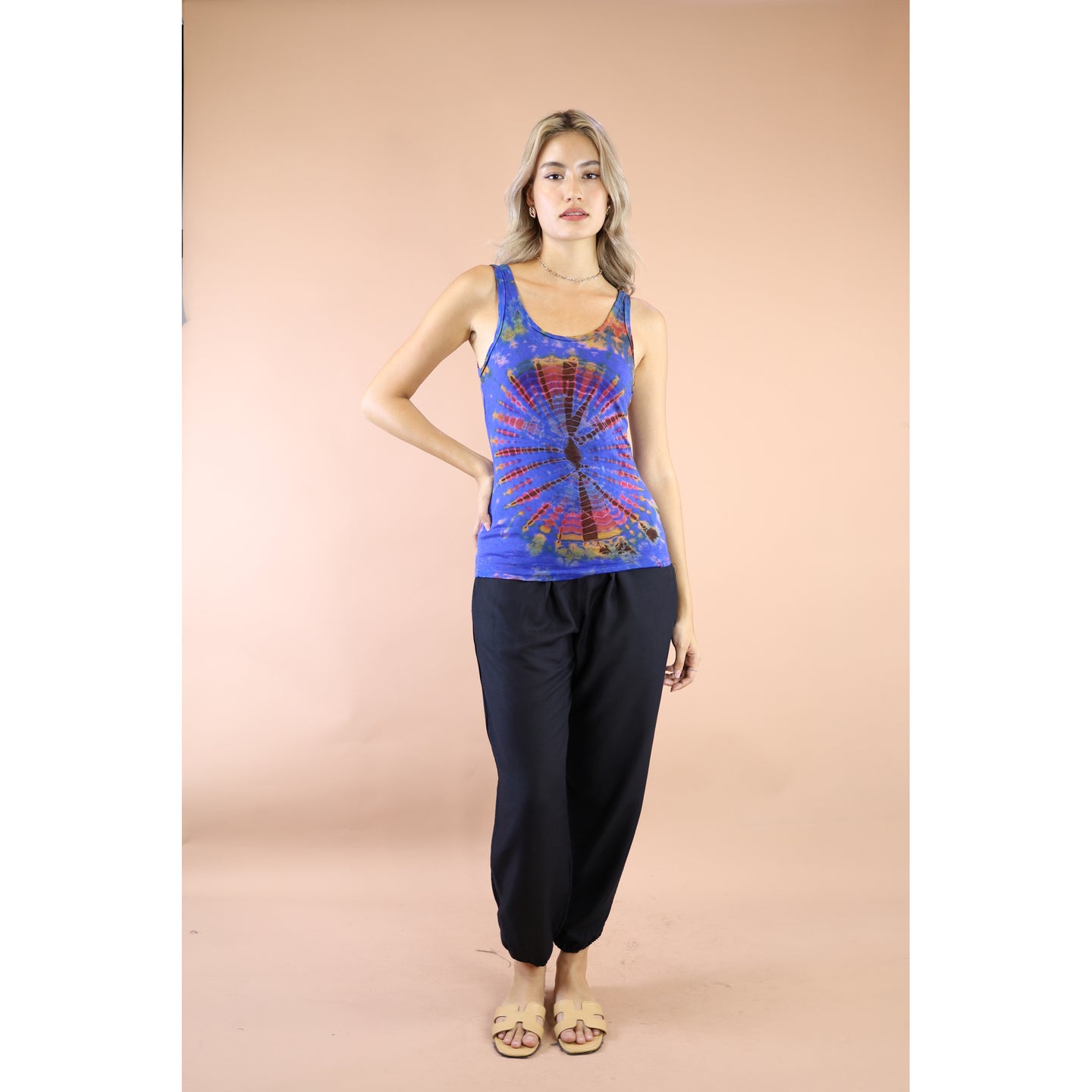 Tie Dye Women T-Shirt Spandex in Limited Colours SH0263 079000 00