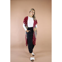 Load image into Gallery viewer, Sunflower 173  Women&#39;s Kimono in Red JK0030 020173 05
