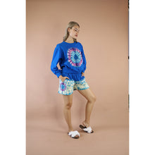 Load image into Gallery viewer, Tie dye women&#39;s long sleeve with short pant in Royal Blue JP0094 010000 02