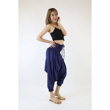 Load image into Gallery viewer, TC Soft Cotton drop crotch pants Navy PP0056 010000 07