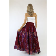 Load image into Gallery viewer, Peacock Women&#39;s Skirt in Dark Red SK0092 020008 02